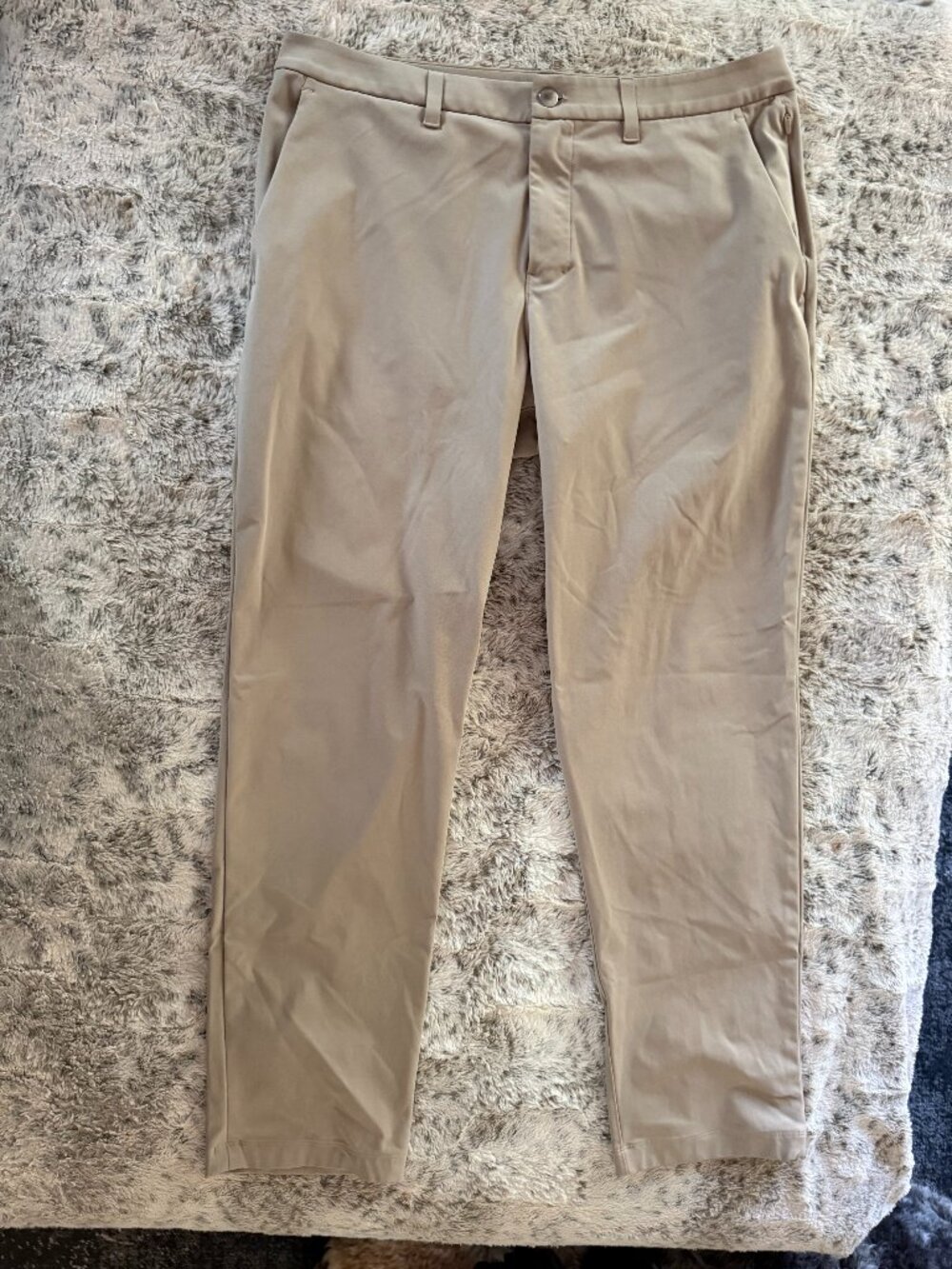 Lululemon Men's ABC Classic-Fit Trouser 34x32 – Wacky Khaki Warpstreme Pants